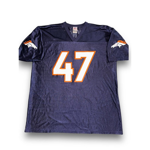 Vtg Denver Broncos‎ John Lynch Jersey #47 Size: XL
